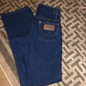 Dark denim wrangler jeans 00 / 12